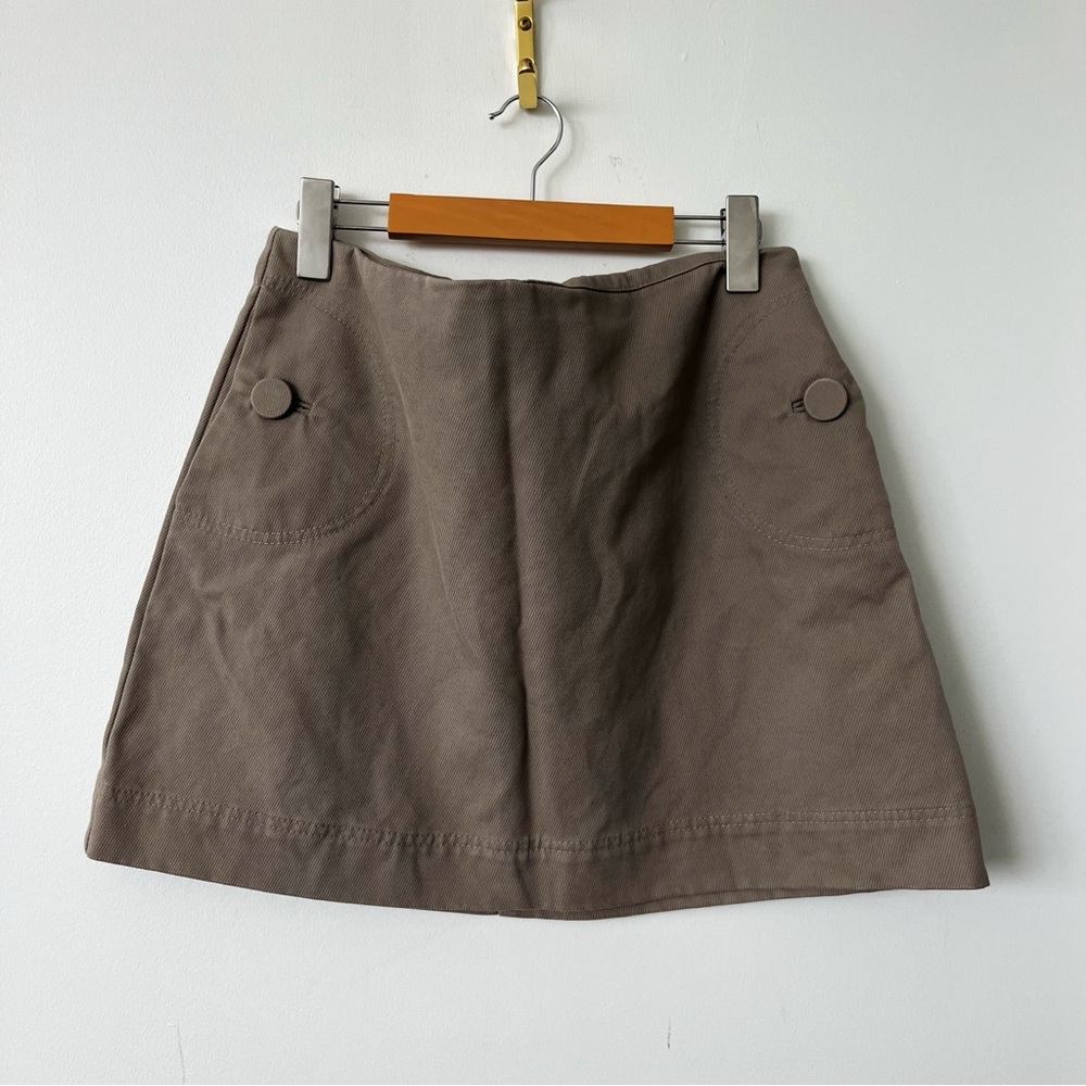 Mod 1960s inspired grey Mini Skirt